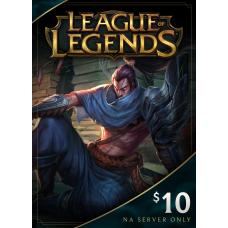 League Of Legends $10 - (Riot Points)