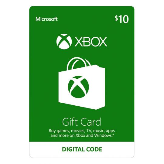 Xbox $10 Live Card