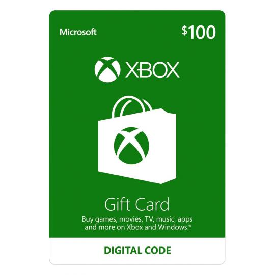 Xbox $100 Live Card