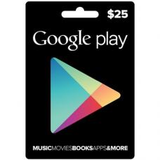Google Play $25 Gift Card (US)