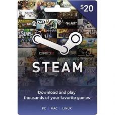 Steam Wallet Code $20 (Global)