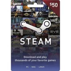 Steam Wallet Code $50 (Global)